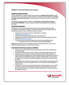 Sample letter of appeal in PDF format 