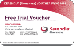 Kerendia voucher program with a free trial offer 