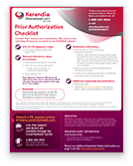 KERENDIA (finerenone) prior authorization checklist