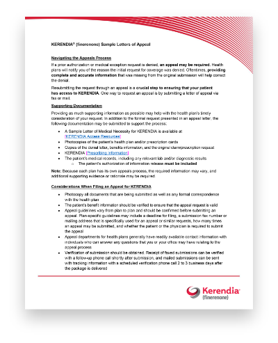 Sample letter of appeal in PDF format