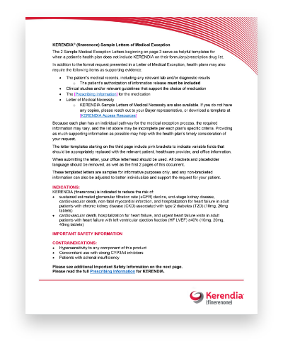 Sample letter of Medical Exemption in PDF format