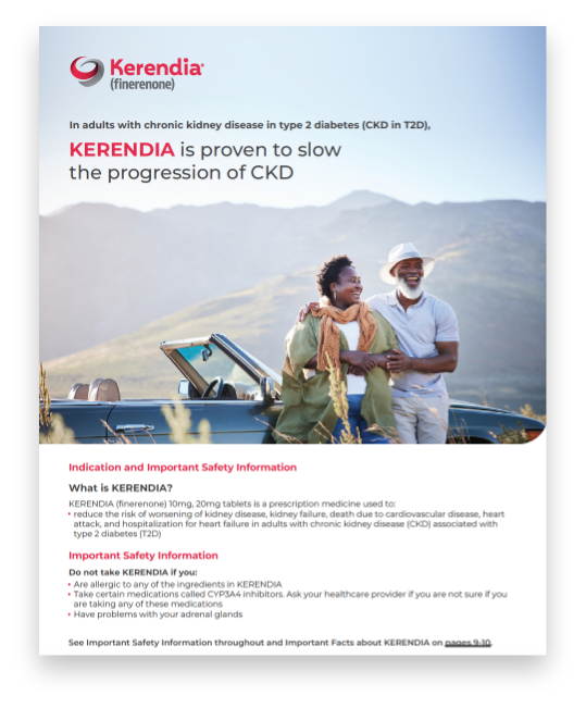 Downloadable Kerendia New Patient brochure