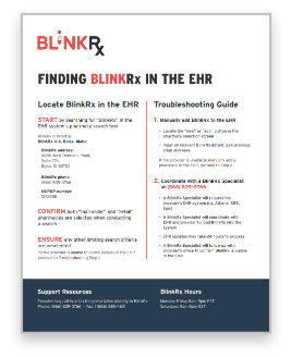 Downloadable BlinkRx EHR Guide