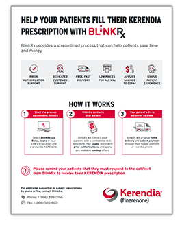 Blinkrx flyer steps with prescription