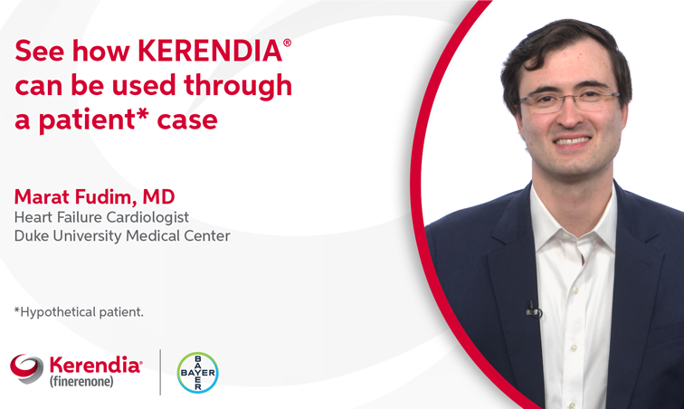 Dr. Marat Fudim walks through a hypothetical patient case and provides practical guidance for initiating Kerendia in patients with heart failure with LVEF ≥40%