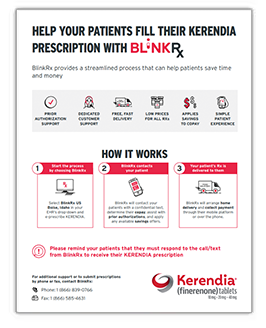 Blinkrx flyer steps with prescription