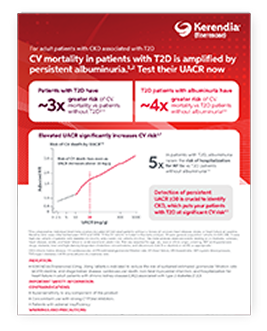 Downloadable cardiovascular mortality heat map in CKD with T2D